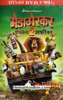 (image for) Madagascar: Escape 2 Africa 2008 DVD: Hindi, Tamil