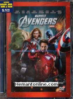 (image for) The Avengers DVD-2012 -Hindi-English-Tamil-Telugu