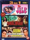 Julie, Shalimar, Hum Dono 3 in1 DVD