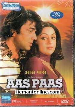 Aas Paas DVD-1981  Dharmendra, Hema Malini, Prem Chopra, Nadira, Aruna Irani, Asrani