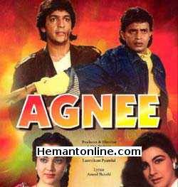 Agnee-1988 VCD Mithun Chakraborty, Anupam Kher, Chunky Pandey, Asrani, Amrita Singh, Tanuja, Mandakini, Moushmi