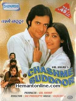Chashme Buddoor VCD-1981  Farooque Sheikh, Deepti Naval, Saeed Jaffery, Rakesh Bedi, Leela Mishra, Ravi Vaswani