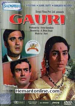 Gauri 1968 DVD Sunil Dutt, Nutan, Sanjeev Kumar, Mumtaz, Om Prakash