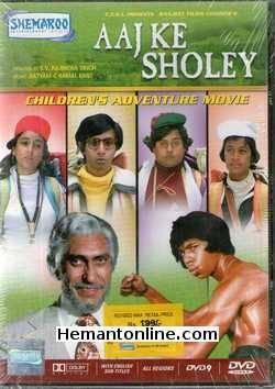 Aaj Ke Sholay DVD-1984  Amrish Puri, Jayanti, Sundarkrishna Urs, Fighter Shetty, Baby Rekha, Baby Indira, Manjala, Dwarakish, Bhanu Prakash, Baby Aruna, Prassanna, Arjun Sarja, Dinesh Babo