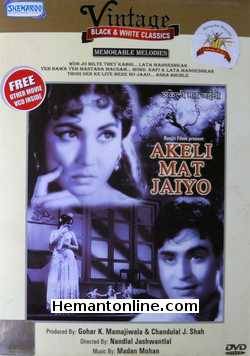 Akeli Mat Jaiyo 1963 DVD: Free Movie VCD Inside Rajendra Kumar, Meena Kumari, Agha, Minoo Mumtaz, Charlie, Ventriloquism by professor Y.K. Padhye