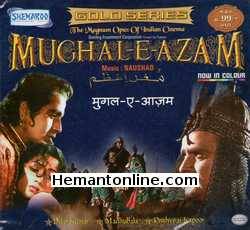 Mughal E Azam VCD-1960 -Colour Dilip Kumar, Madhubala, Prithviraj Kapoor, Durga Khote, Nigar Sultana, Ajit