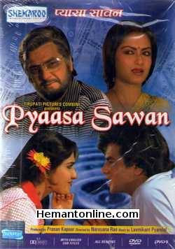 Pyaasa Sawan DVD-1981  Jeetendra, Vinod Mehra, Reena Roy, Moushmi Chatterjee, Deven Verma, Madan Puri