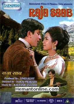 Raja Saab DVD-1969  Shashi Kapoor, Rajendra Nath, Agha, Kamal Kapoor, Nanda
