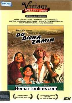 Do Bigha Zamin DVD-1953  Balraj Sahni, Nirupa Roy, Ratan Kumar, Murad, Jagdeep, Mehmood, Meena Kumari, Nana Palsikar, Nazir Hussain
