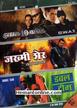 S W A T -Into The Sun-Double Team 3-in-1 DVD-Hindi S.W.A.T. (2003): Samuel L. Jackson, Colin Farrell, Michelle Rodriguez, L l Cool J, Josh Charles, Jeremy Renner, Brian Van Holt, Olivier Martinez,