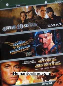 S W A T-Street Fighter-Second In Command 3-in-1 DVD-Hindi S.W.A.T. (2003): Samuel L. Jackson, Colin Farrell, Michelle Rodriguez, L l Cool J, Josh Charles, Jeremy Renner, Brian Van Holt, Olivier Martinez,