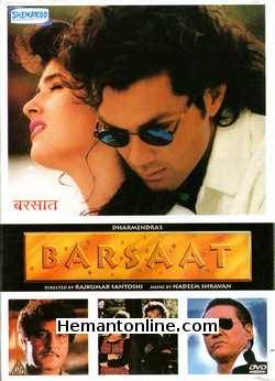 Barsaat DVD-1995  Bobby Deol, Twinkle Khanna, Raj Babbar, Mukesh Khanna, Kiran Juneja, Danny Denzongpa