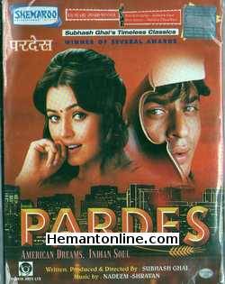 Pardes 1997 VCD Shah Rukh Khan, Mahima Choudhary, Amrish Puri, Alok Nath, Apoorva Agnihotri