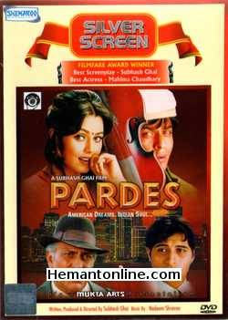 Pardes 1997 DVD Shah Rukh Khan, Mahima Choudhary, Amrish Puri, Alok Nath, Apoorva Agnihotri, Himani Shivpuri