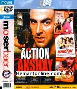 Lahoo Ke Do Rang-Khiladi-Insaaf 3-in-1 DVD Lahoo Ke Do Rang (1997): Naseeruddin Shah, Akshay Kumar, Karishma Kapoor, Farha, Suresh Oberoi, Mukesh Rishi, Farida Jalal, Mahesh Anand, Alok Nath,