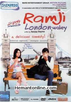 Ramji Londonwaley DVD-2005  R. Madhavan, Samita Bangargi, Aditya Lakhia, Akhilendra Mishra, Dayashanker Pandey, Raj Zutshi, Satish Shah, Govind Namdeo, Amitabh Bachchan (Special Appearance), Harsh Chhaya