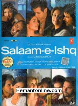 Salaam E Ishq DVD-2007  Salman Khan, Priyanka Chopra, Anil Kapoor, Juhi Chawla, Akshaye Khanna, Ayesha Takia, John Abraham, Vidya Balan, Govinda, Shannon Esrechowitz, Sohail Khan, Isha