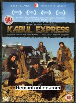 Kabul Express DVD-2006  John Abraham, Arshad Warsi, Salman Shahid, Hanif Humghum, Linda Arsenio