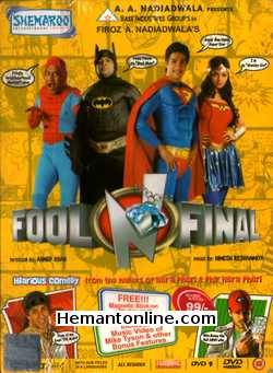 Fool N Final DVD-2007  Shahid Kapur, Paresh Rawal, Sunny Deol, Vivek Oberoi, Jackie Shroff, Javed Jaffrey, Om Puri, Asrani, Rajpal Yadav, Razzak Khan, Arbaaz Khan, Ayesha