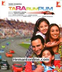 Ta Ra Rum Pum DVD-2007  Saif Ali Khan, Rani Mukerji, Jaaved Jaaferi, Ali Haji, Angelina Idnani, Victor Banerjee, Bharat Dabholkar, Ravi Khote, Sujoy Ghosh