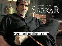 Sarkar-2005 DVD Amitabh Bachchan, Abhishek Bachchan, Tanisha Mukherjee, Katrina Kaif, Rukhsar, Kay Kay Menon, Supriya Pathak, Anupam Kher, Ishrat Ali, Raju Mavani, Zakir Hussain,
