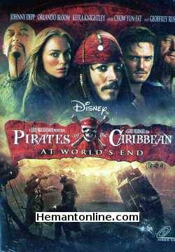 Pirates of the Caribbean-At Worlds End-Hindi-2007 VCD Johnny Depp, Geoffrey Rush, Orlando Bloom, Keira Knightley, Jack Davenport, Bill Nighy, Jonathan Pryce, Lee Arenberg, Mackenzie Crook, Kevin McNally, Tom Hollander,