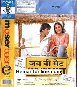 Jab We Met-2007 DVD Shahid Kapoor, Kareena Kapoor, Dara Singh Randhawa, Kiran Juneja, Saumya Tandon, Pawan Malhotra, Tarun Arora, Kamal Tiwari, Divya Seth, Teddy Maurya