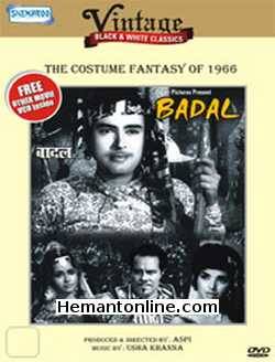 Badal DVD-1966  Sanjeev Kumar, Sheikh Mukhtar, L. Vijayalakshmi, Hiralal, Helen, Ratnamala, Prem, Kamal Mehra, Shammi
