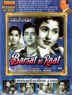 Barsat Ki Raat-1960 DVD Bharat Bhushan, Madhubala, Shyama, Chandra Shekhar, K. N. Singh