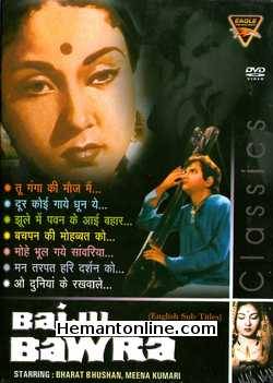 Baiju Bawra 1952 DVD Bharat Bhushan, Meena Kumari, B. M. Vyas, Ratan Kumar, Surendra, Tabassum, Kuldeep Kaur, Bipin Gupta, Manmohan Krishna