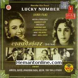 Lucky Number-1961 VCD David, Ameeta, Bhagwan Dada, Helen, Tun Tun, Hiralal, Rajan