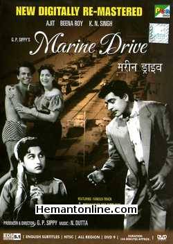 Marine Drive DVD-1955  Ajit, Bina Rai, K. N. Singh, Johny Walker, Vijayalaxmi