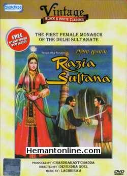 Razia Sultana DVD-1961  Kamran, Nirupa Roy, Jairaj, Agha, Madhumati, Karan, N. A. Ansari, M. Kumar, Sadhna Chowdhry, Leela Mishra, Rajen Kapoor, S. M. Sagar, Narad