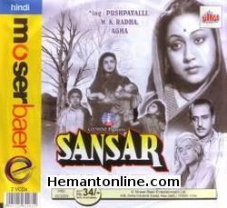 Sansar-1951 VCD Pushpawali, M. K. Radha, Vanaja, Swaraj, Gulab, Mohana, Meera, Agha, David