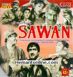 Sawan VCD-1959  Bharat Bhushan, Ameeta, Tiwari, Jeevan, Leela Mishra, Naazi, Tun Tun, Rajendra Darshan, Helen, Achala Sachdev