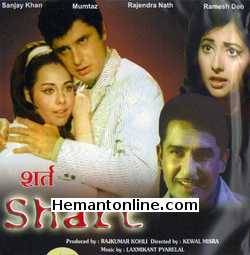 Shart VCD-1969  Sanjay Khan, Mumtaz, Kumud Chunghani, K. N. Singh, Ramesh Deo, Rajender Nath, Madan Puri, Murad