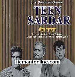 Teen Sardar VCD-1965  Randhawa, Parveen Chowdhury, Azad, Indira