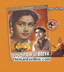 Toofan Aur Deeya VCD-1956  Satish Vyas, Nanda, Rajendra Kumar, Vatsala, Shanta Kumari, Krishna, Ulhas