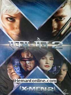 X Men 2 VCD-2003 -Hindi Patrick Stewart, Hugh Jackman, Ian McKellen, Halle Berry, Famke Janssen, James Marsden, Anna Paquin, Rebecca Romijn, Brian Cox, Alan Cumming, Bruce Davison,