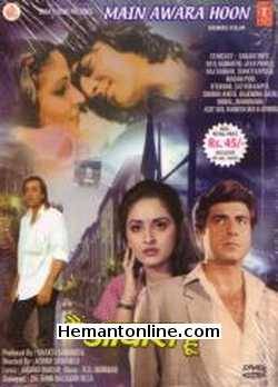 Main Awara Hoon DVD-1983  Sanjay Dutt, Rati Agnihotri, Jaya Prada, Raj Babbar, Shakti Kapoor, Madan Puri, Iftekhar, Satyen Kappu, Shobha Khote, Rajinder Nath, Birbal, Manorama, Asit