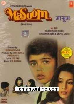 Masoom-1983 DVD Naseeruddin Shah, Shabana Azmi, Saeed Jaafri, Baby Urmila