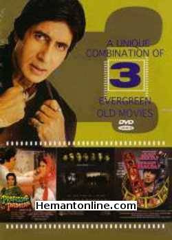 Professor Ki Padosan-Saat Hindustani-Kaun Jeeta Kaun Haara 3-in- Professor Ki Padosan Sanjeev Kumar, Padmini Kolhapure Saat Hindustani Amitabh Bachchan, Utpal Dutt Kaun Jeeta Kaun Haara Aruna Irani, Amitabh Bachchan