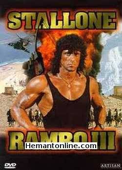 Rambo 3-Hindi-1988 VCD Sylvester Stallone, Richard Crenna, Marc De Jonge, Kurtwood Smith, Spiros Focas