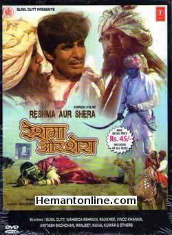 Reshma Aur Shera DVD-1971  Sunil Dutt, Waheeda Rehman, Rakhee, Vinod Khanna, Amitabh Bachchan, Ranjeet, Naval Kumar