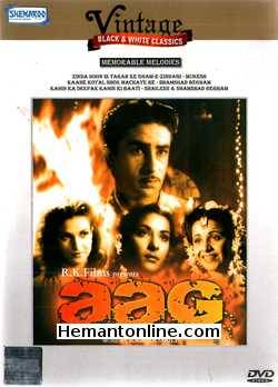 Aag-1948 VCD Raj Kapoor, Nargis, Nigar Sultana, B. M. Vyas, Prem Nath