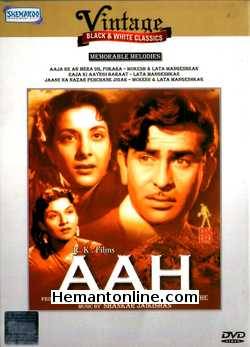 Aah DVD-1953  Raj Kapoor, Nargis, Vijayalaxmi, Pran, Mukesh, Leela M., Ramesh S.