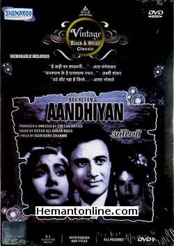 Aandhiyan VCD-1952  Dev Anand, Nimmi, Durga Khote, K. N. Singh, Johny Walker, Kalpana Kartik