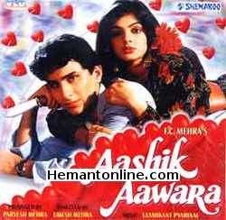 Aashik Aawara-1993 VCD Saif Ali Khan, Mamta Kulkarni, Satish Shah, Pankaj Dheer, Kadar Khan, Saeed Jaffery