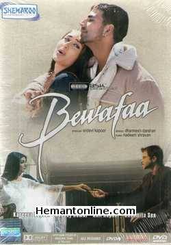 Bewafaa DVD-2005  Anil Kapoor, Kareena Kapoor, Akshay Kumar, Manoj Bajpai, Shamita Shetty, Sushmita Sen