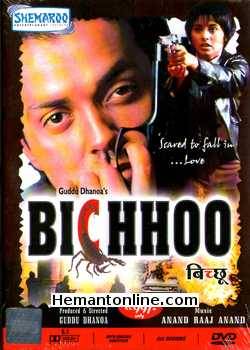 Bichhoo DVD-2000  Bobby Deol, Rani Mukherjee, Ashish Vidyarthi, Mohan Joshi, Ishrat Ali, Farida Jalal, Hansraj Hans